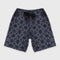 Floral Cotton Short (Grey-Blue)
