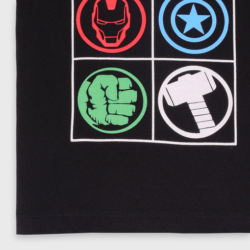 Marvel Printed T-Shirt (Black)
