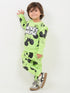 Smiley Mickey Fleece Suit (Zesty Green)