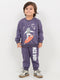 Space Boy Fleece Suit (Night Sky Gray)
