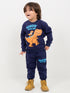 Hangin With Dad Fleece Suit (Navy Blue)