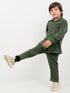 Imported Malai Velour 2 Piece Set (Dark Green)