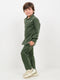 Imported Malai Velour 2 Piece Set (Dark Green)