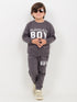 Mama's Boy Fleece Suit (Charcoal Gray)