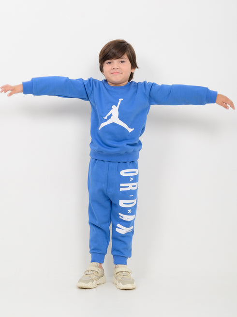 Jordan Air Fleece Suit (Denim Blue)