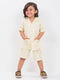 Patterned Irish Cotton Short Set (Butter Glow)