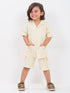 Patterned Irish Cotton Short Set (Butter Glow)