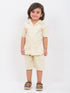 Patterned Irish Cotton Short Set (Butter Glow)