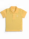 Embroidered Pique Polo Tee (Lemon Yellow)