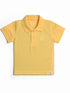 Embroidered Pique Polo Tee (Lemon Yellow)