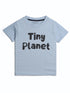 Tiny Planet Premium Cotton Tee (Blue-Grey)