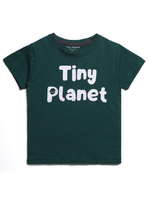 Tiny Planet Premium Cotton Tee (Black)