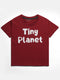 Tiny Planet Premium Cotton Tee (Maroon)