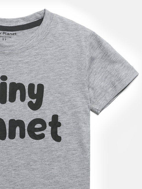 Tiny Planet Premium Cotton Tee (Grey)