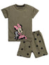 New Born Minnie Moments Cotton Short Set (Forest Fudge)