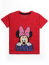 Minnie Themed Cotton Trouser Set (Red)