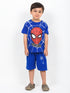 The Spidey Adventure Cotton Short Set (Royal Blue)