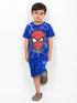 The Spidey Adventure Cotton Short Set (Royal Blue)