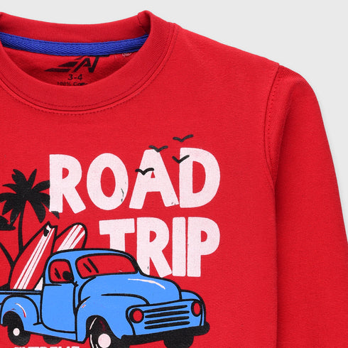 Road Trip Fleece Tracksuit (Red)