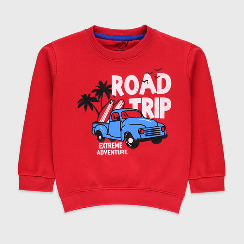 Road Trip Fleece Tracksuit (Red)