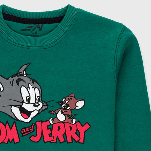 Tom & Jerry Fleece Tracksuit (Green)