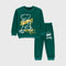 Happy Bear Fleece Tracksuit (Green)