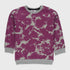 Fleece Tie & Die Sweatshirt (Purple)