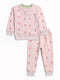 Strawberries Embroidered Fleece Suit