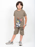 The Tom & Jerry Cotton Short Set (Khaki)