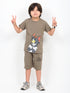 The Tom & Jerry Cotton Short Set (Khaki)