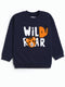 Wild Roar Towel Print Fleece Sweatshirt