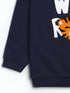 Wild Roar Towel Print Fleece Sweatshirt