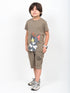 The Tom & Jerry Cotton Short Set (Khaki)