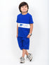 Dolphin Dash Cotton Short Set (Pacific Blue)