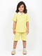 Classic Zip Polo Set (Lemon Yellow)