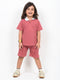 Classic Zip Polo Set (Dusty Mauve)