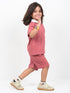 Classic Zip Polo Set (Dusty Mauve)