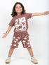 Epic Dino Cotton Short Set (Terracotta)