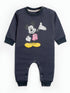 Mickey Printed Fleece Sleepsuit (Black)