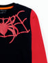 Spider Web Fleece Suit (Black/Red)