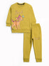 Bambi Printed Fleece Suit (Green)