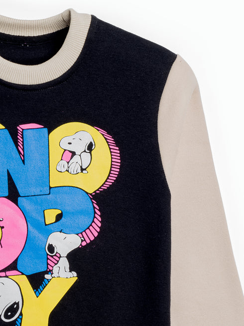 Snoopy Printed Fleece Suit