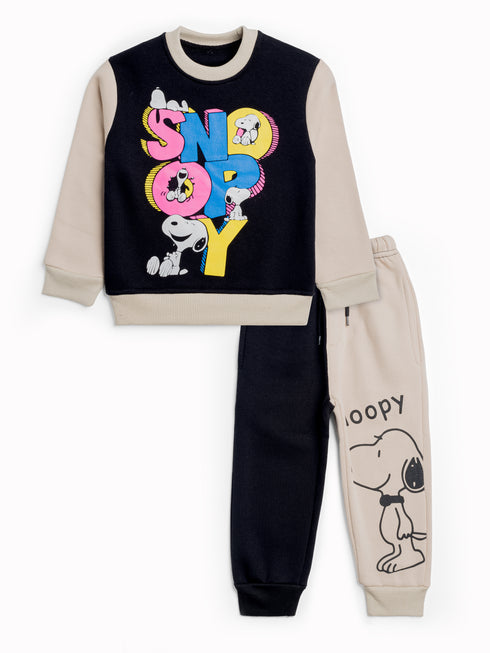 Snoopy Printed Fleece Suit
