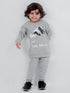 Lazy Panda Fleece Suit (Grey)