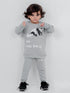 Lazy Panda Fleece Suit (Grey)