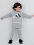 Lazy Panda Fleece Suit (Grey)
