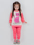 Royal Cat Fleece Suit (Off-White/Pink)