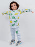 Dinos Allover Fleece Suit (Grey)