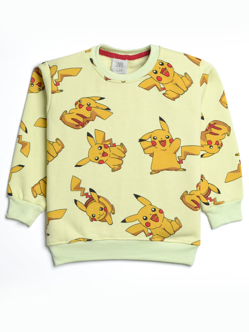 Pikachu Allover Printed Fleece Suit