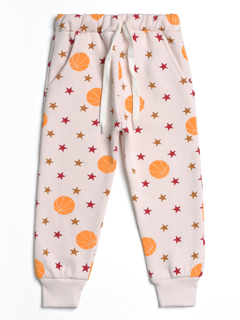 Stars Allover Printed Fleece Suit